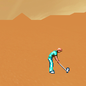 video game Desert Golfing Image