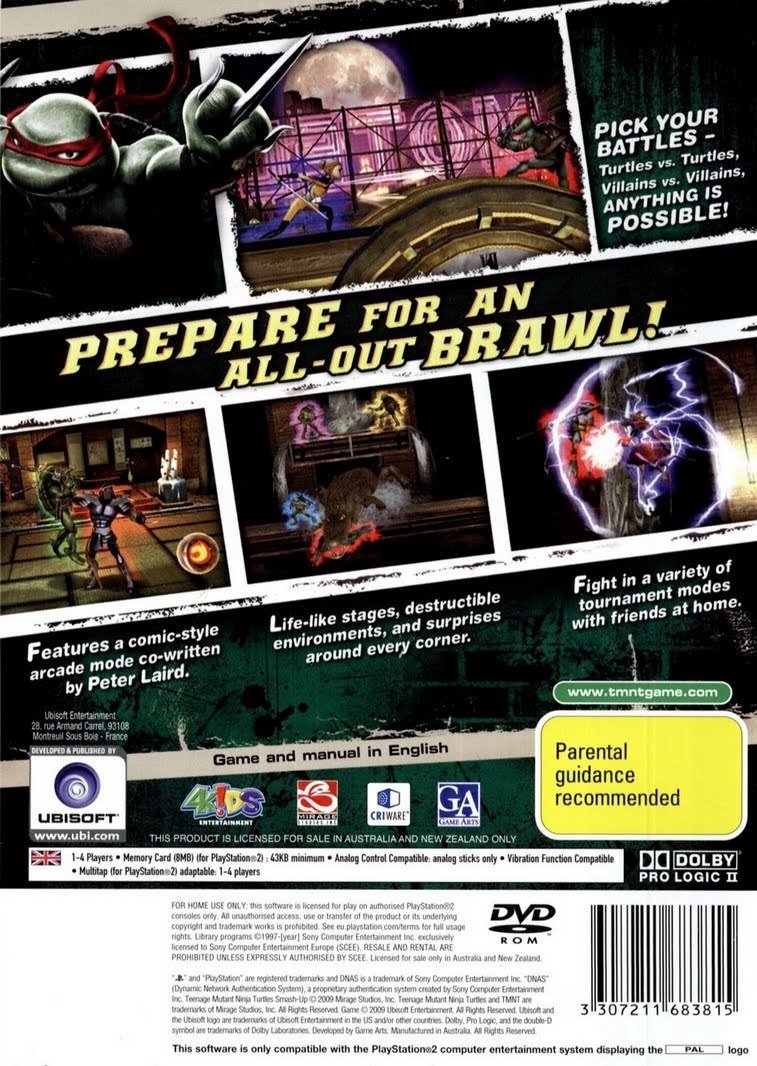 video game Teenage Mutant Ninja Turtles: Smash-Up Image