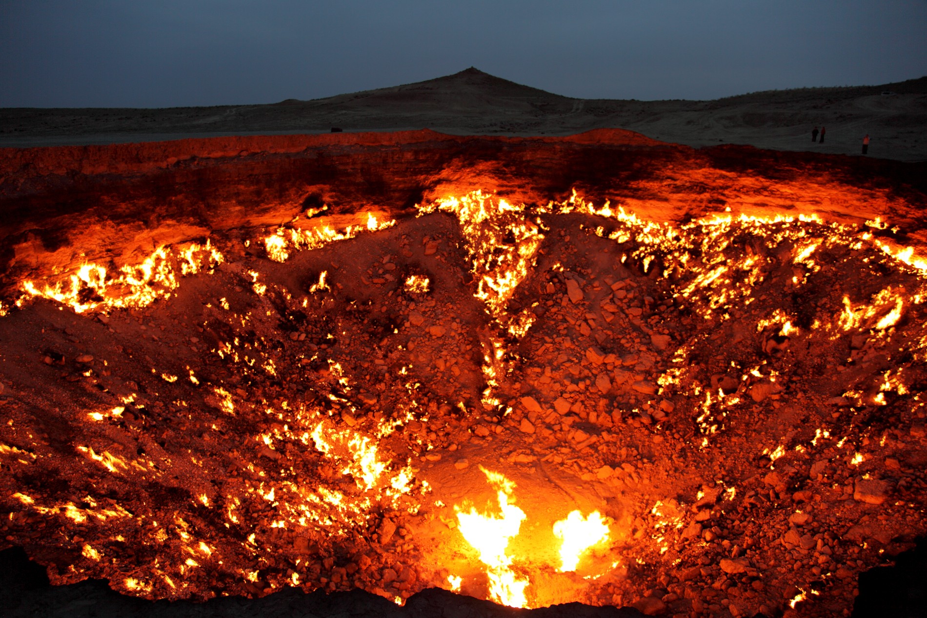 Darvaza Gas Crater Picture Image Abyss