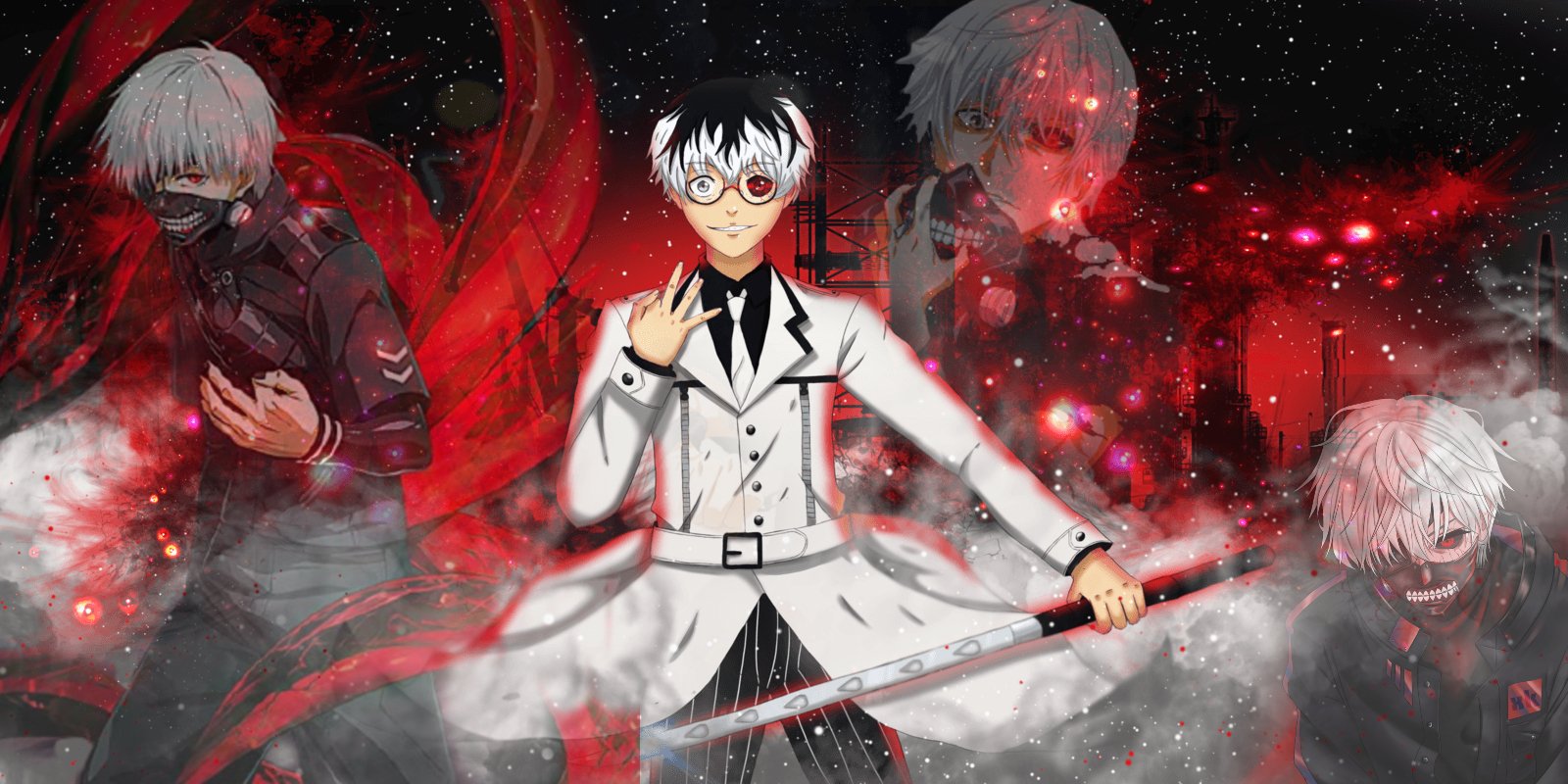 Haise Sasaki Ken Kaneki Anime Tokyo Ghoul Image
