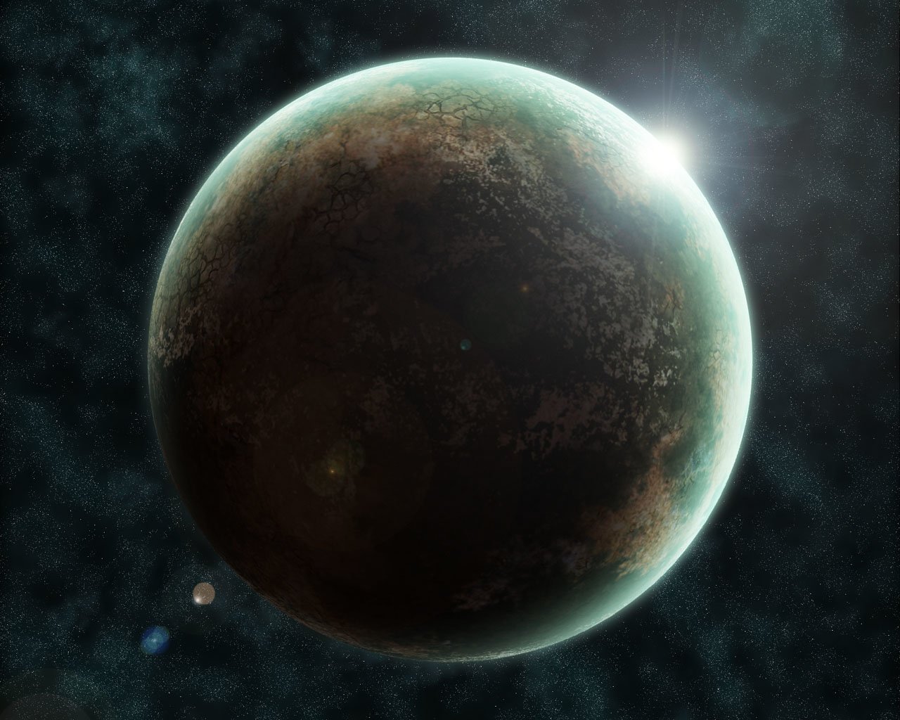 Enigmatic Planet of the Sci-Fi Cosmos