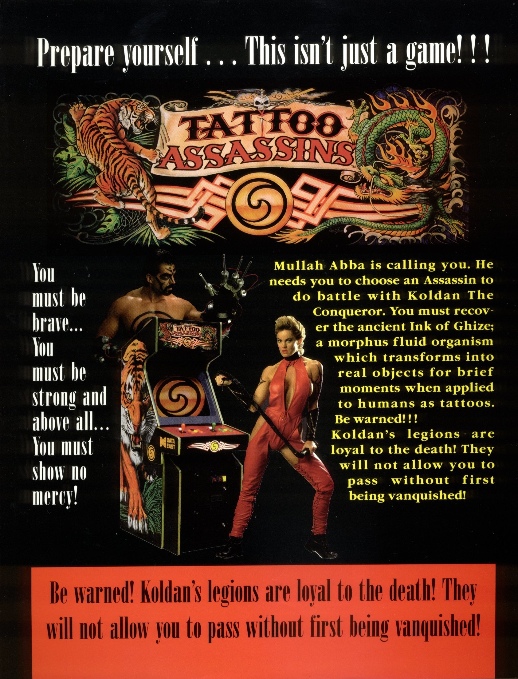 video game Tattoo Assassins Image