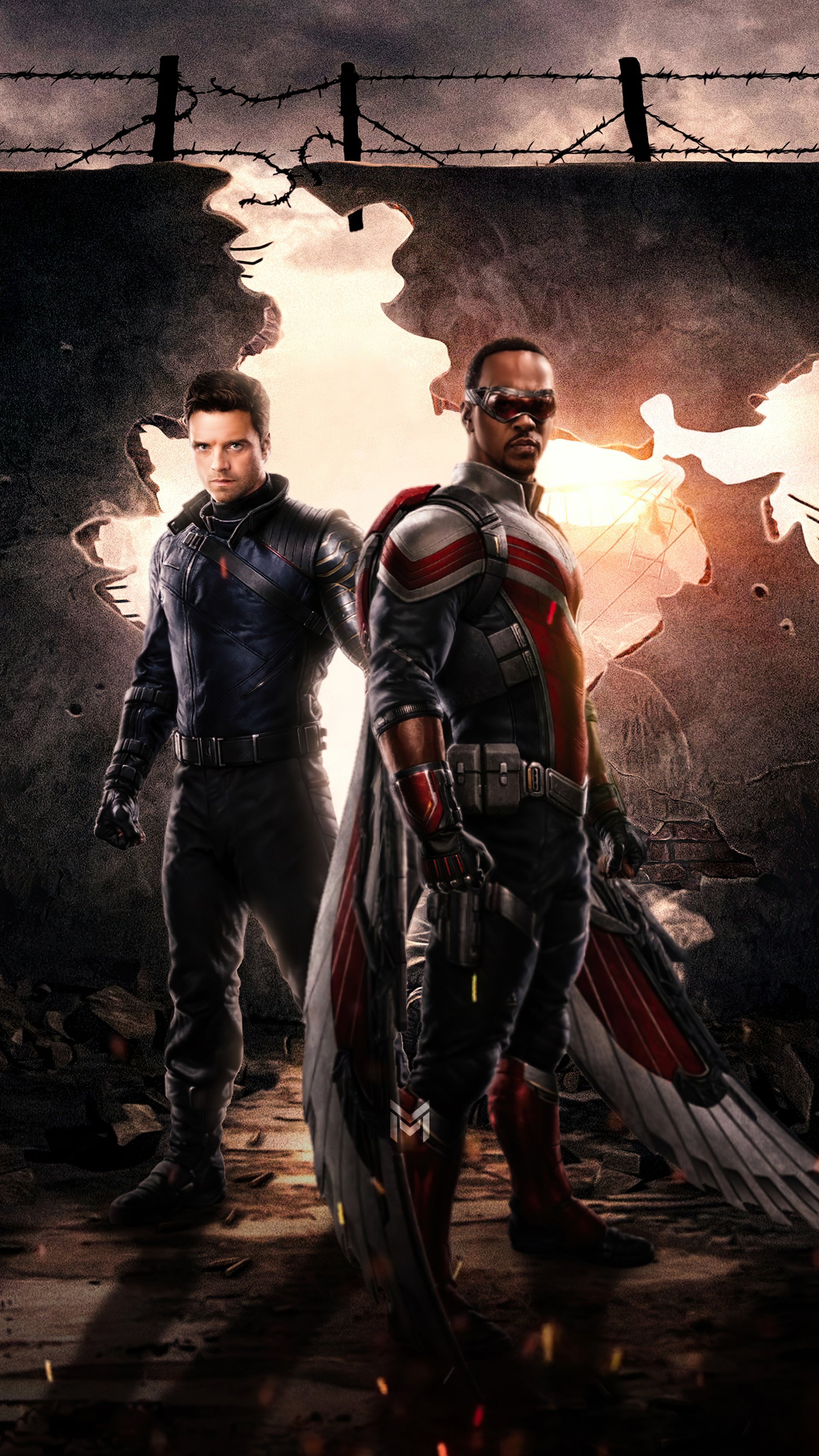 Winter Soldier Falcon (Marvel Comics) TV Show The Falcon and the Winter Soldier Image