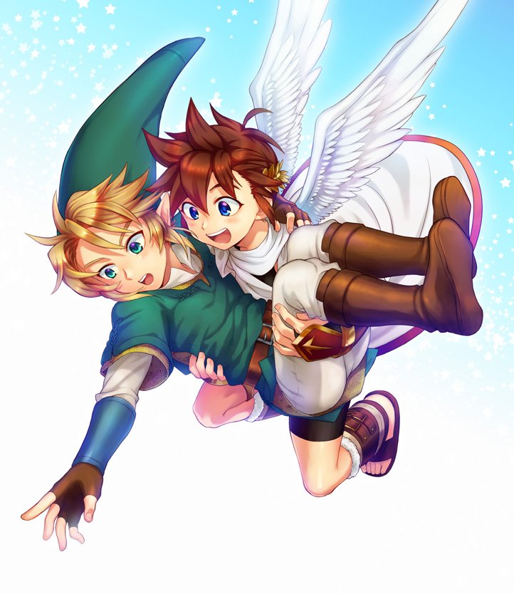 wings Link Pit (Kid Icarus) video game crossover Image