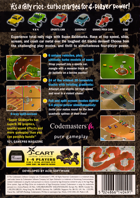 video game Super Skidmarks Image