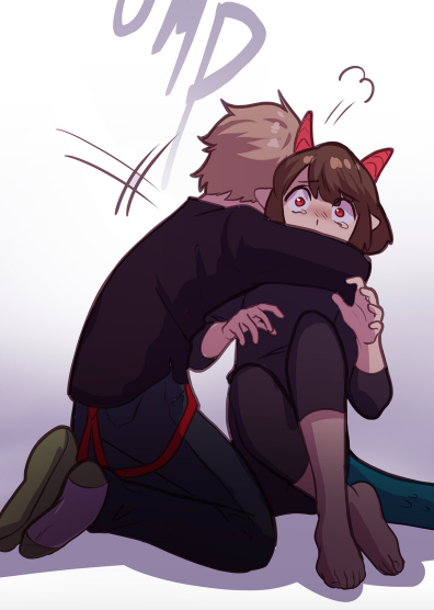 horns hug Cody Lozano Blasco David García Martínez Comic Lalin's Curse Image