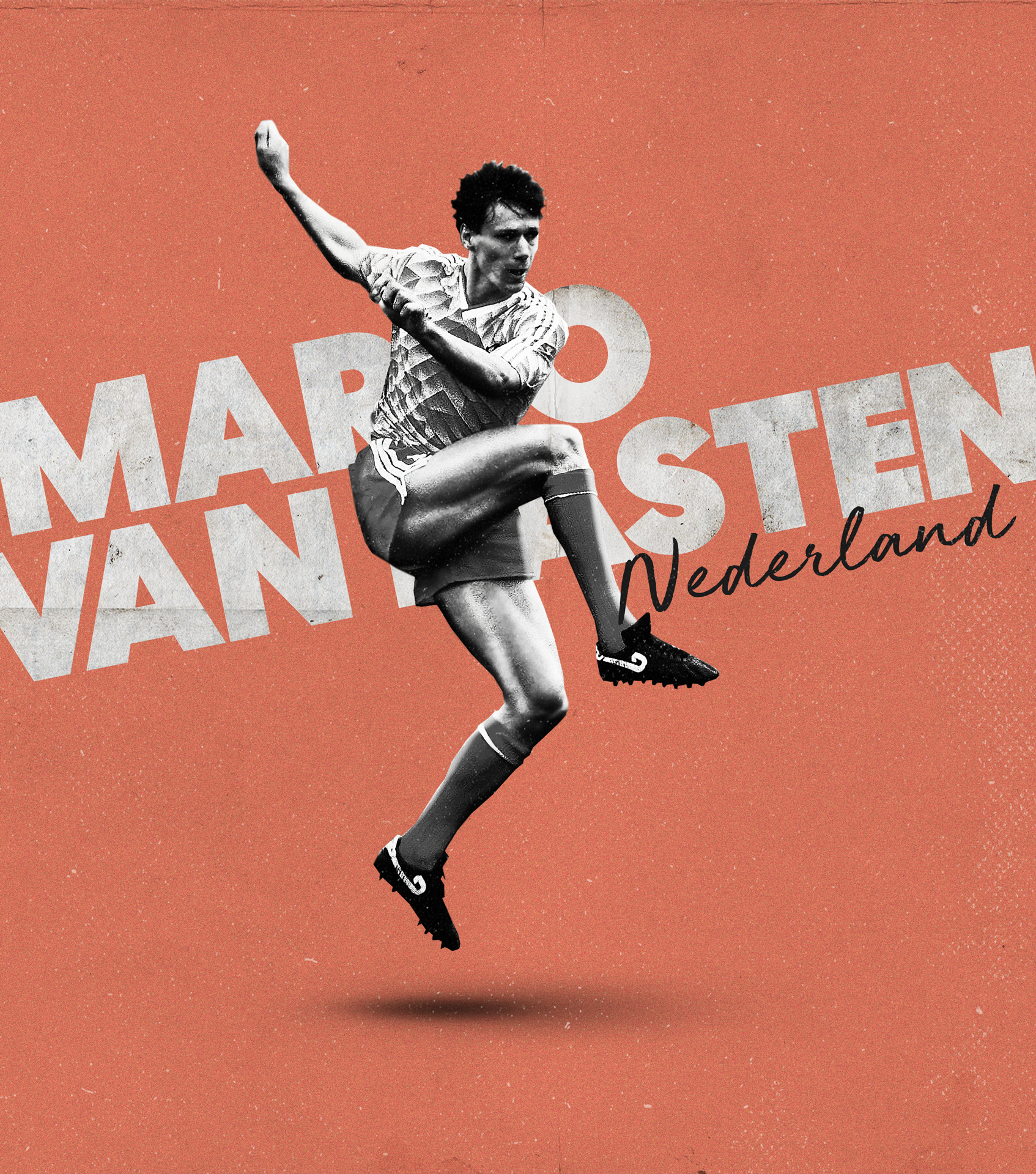 Football Icon - Marco van Basten Poster