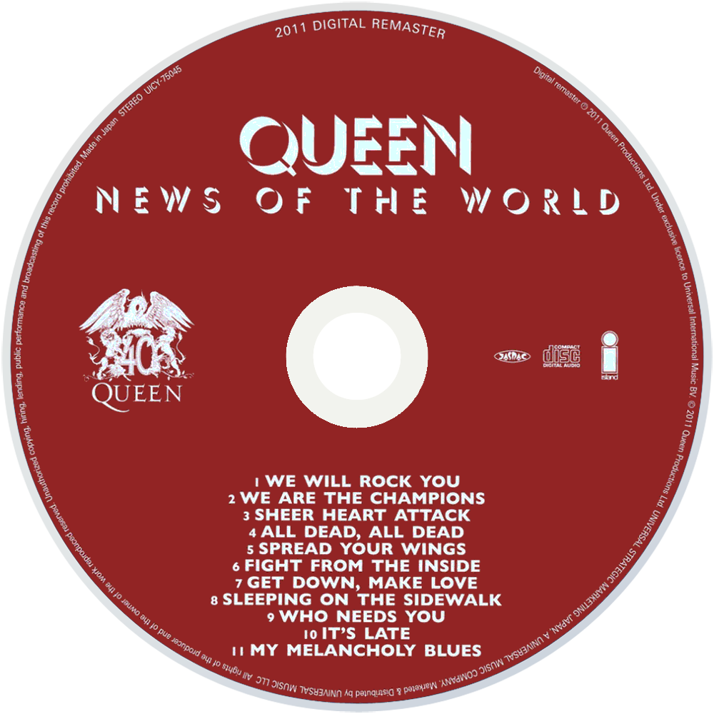 4 й альбом квин. Queen 40. Диск CD Queen 1. Queen Remastered 2011. Queen Sheer Heart Attack 1977.