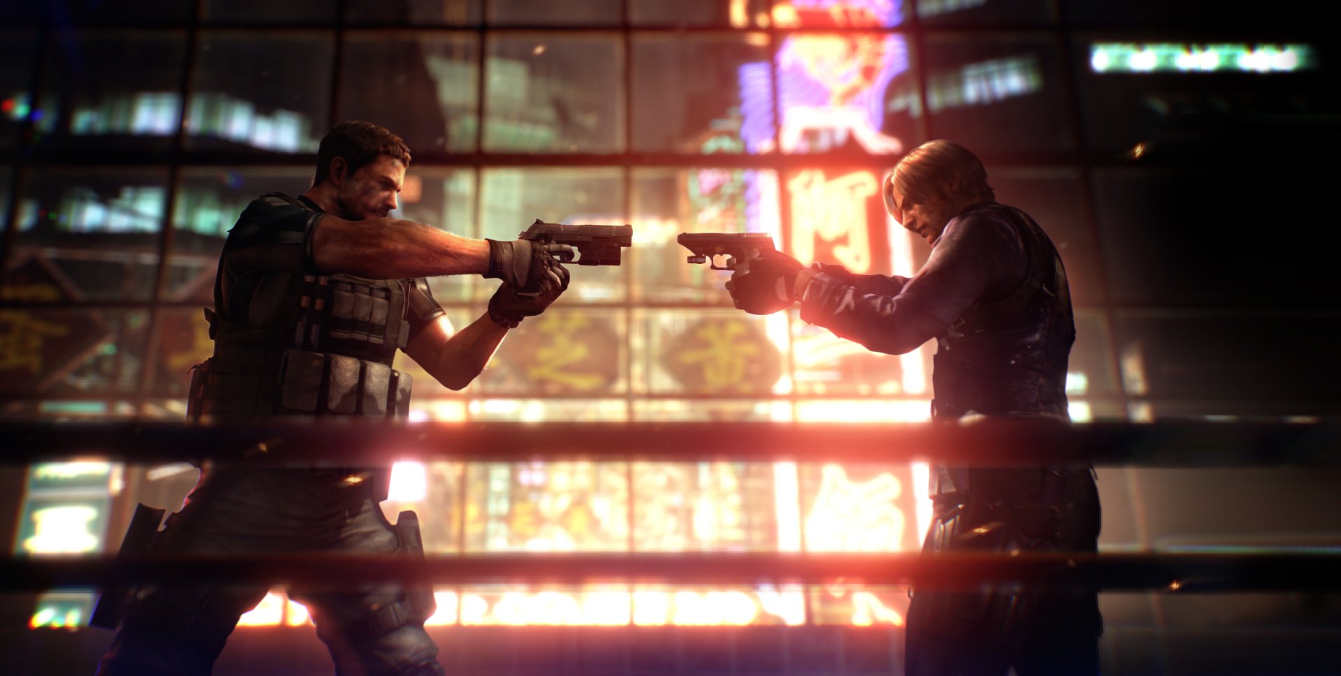 Chris Redfield Leon S. Kennedy video game resident evil 6 Image