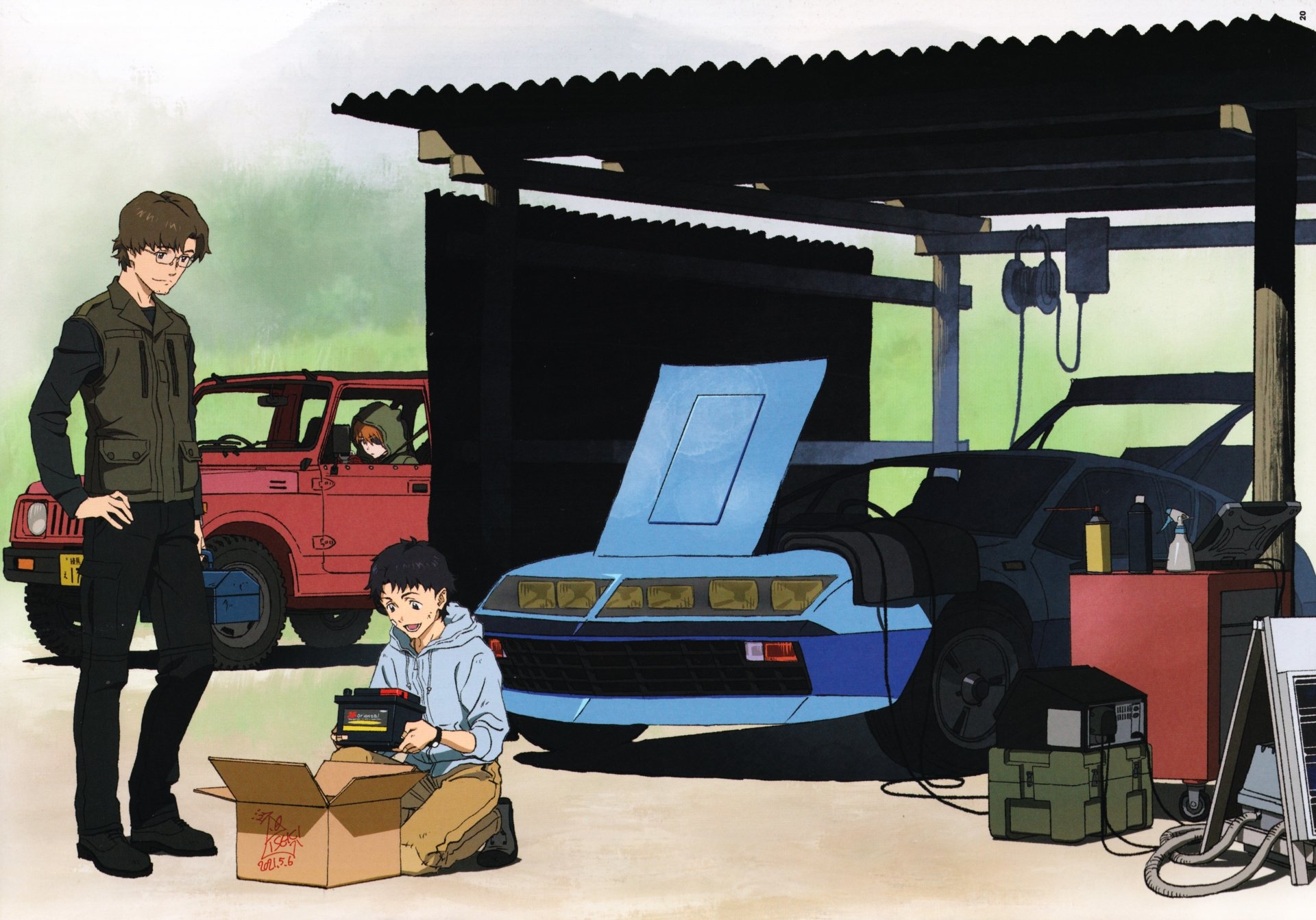 Asuka Langley Sohryu Kensuke Aida Anime Neon Genesis Evangelion Image