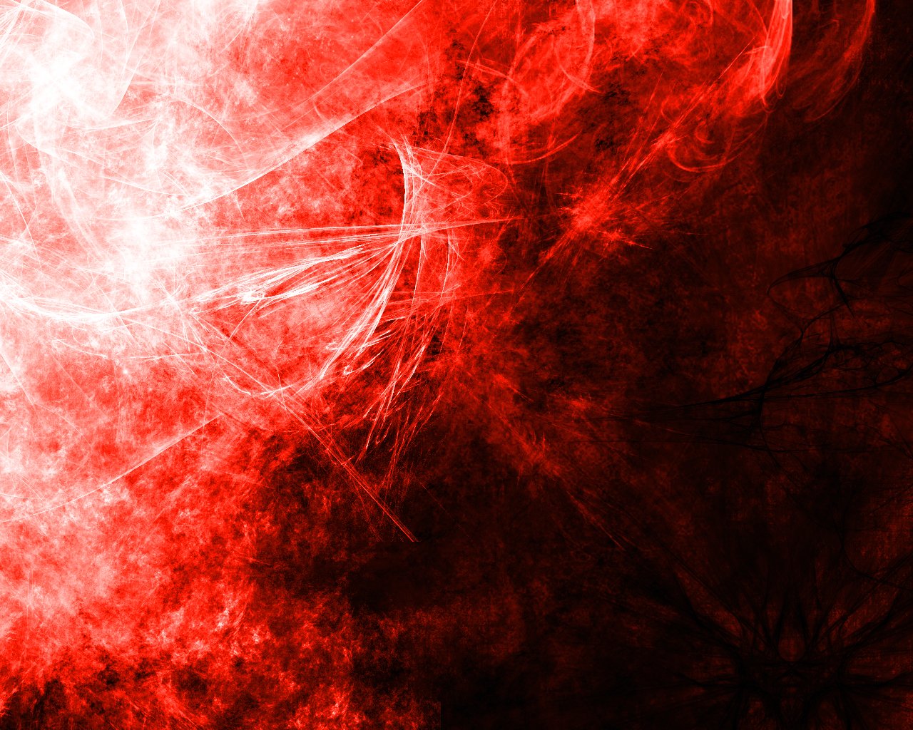 An abstract composition with rich shades of red, blending light and dark areas, creating a dynamic interplay of colors and textures.