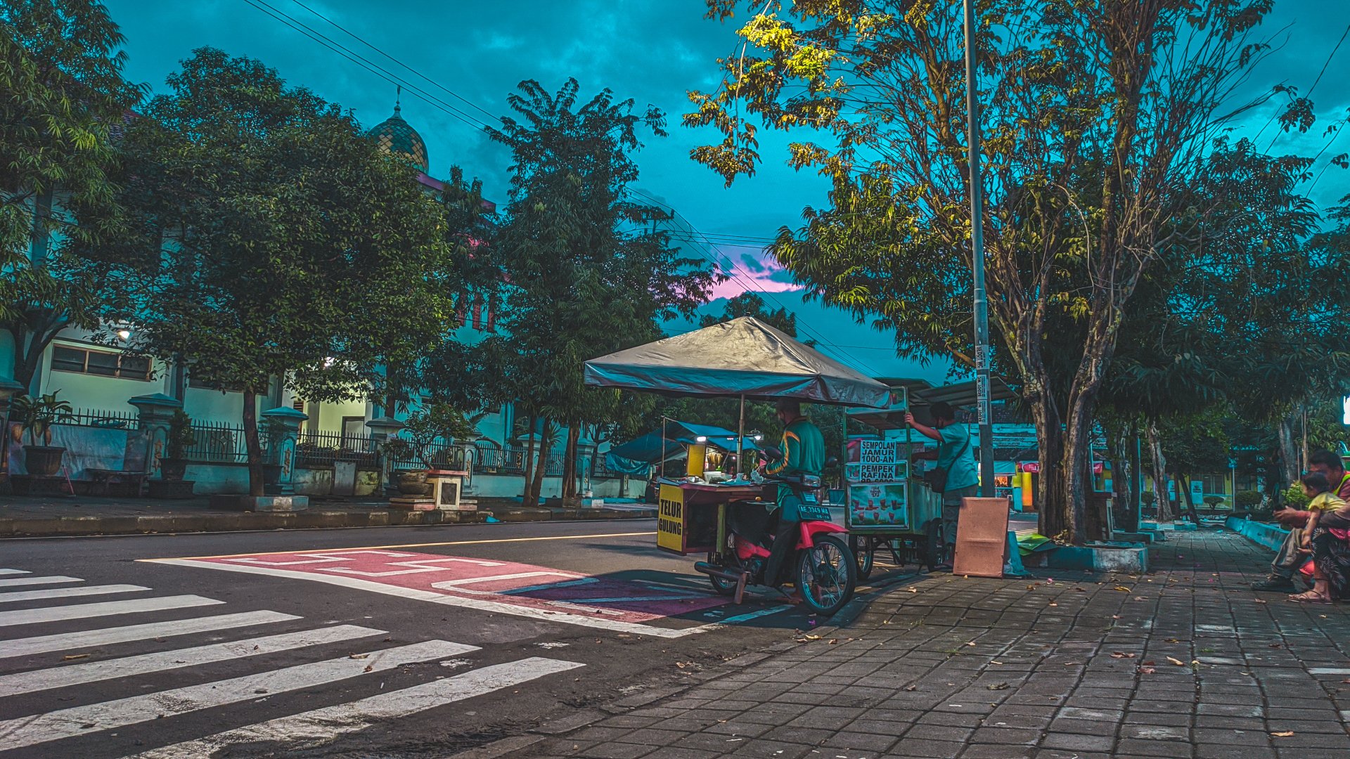  Ngawi view with cyberpunk filter