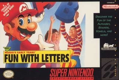 video game Mario's Early Years: Fun with Letters Image