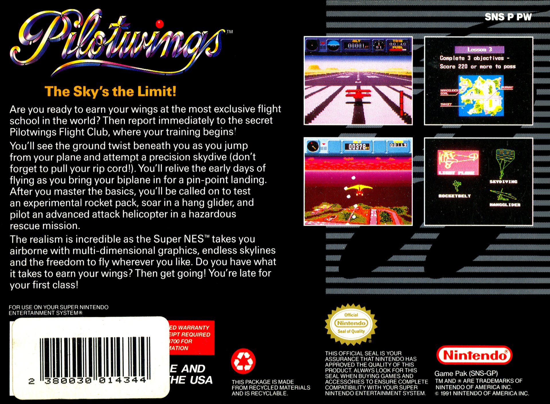 video game Pilotwings Image
