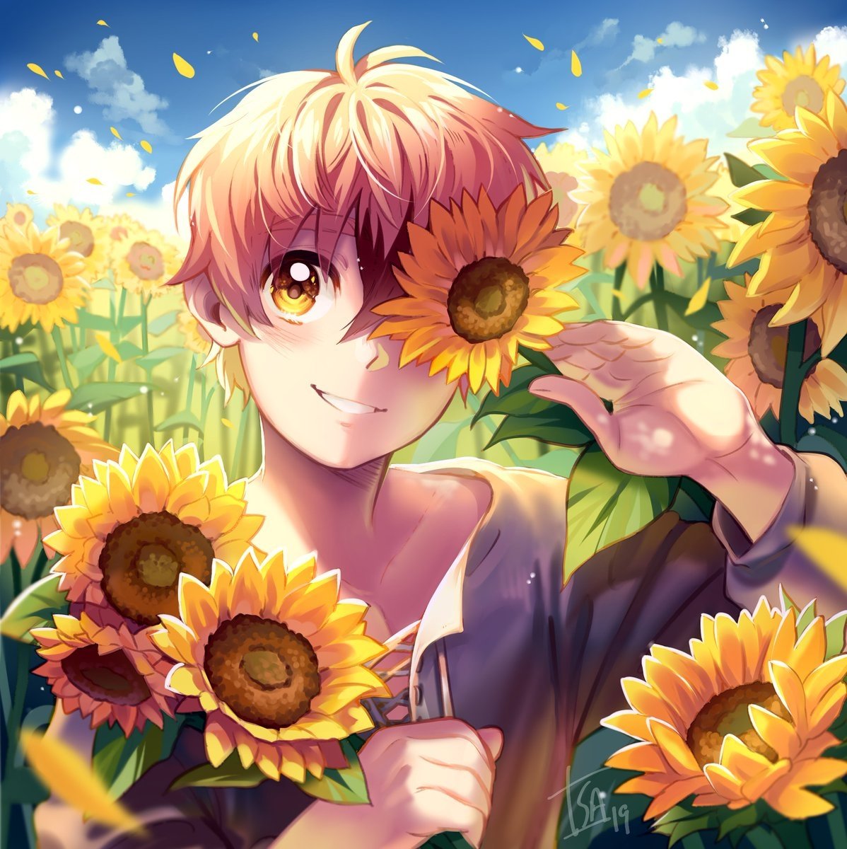 sunflower blonde David García Martínez Comic Lalin's Curse Image