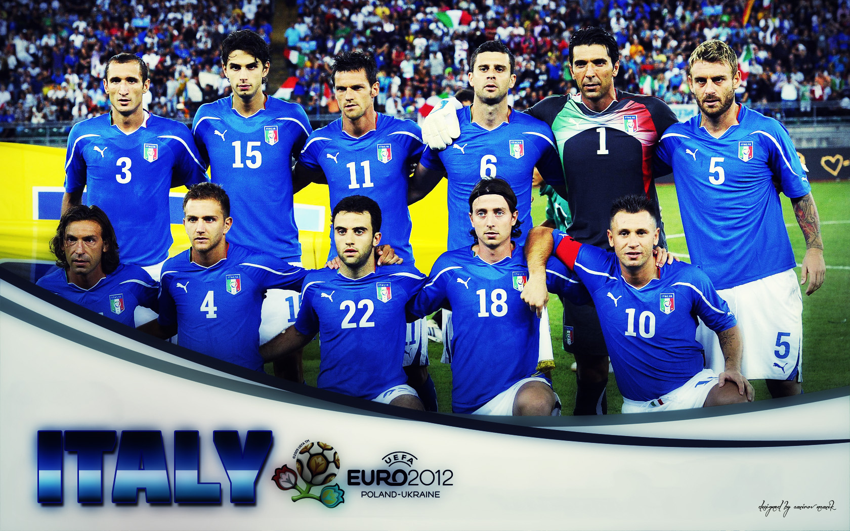 Italy National Football Team Picture by Namik Amirov