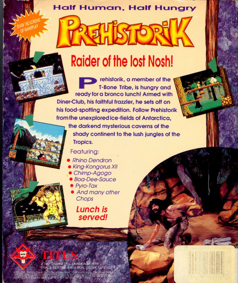 video game Prehistorik Image