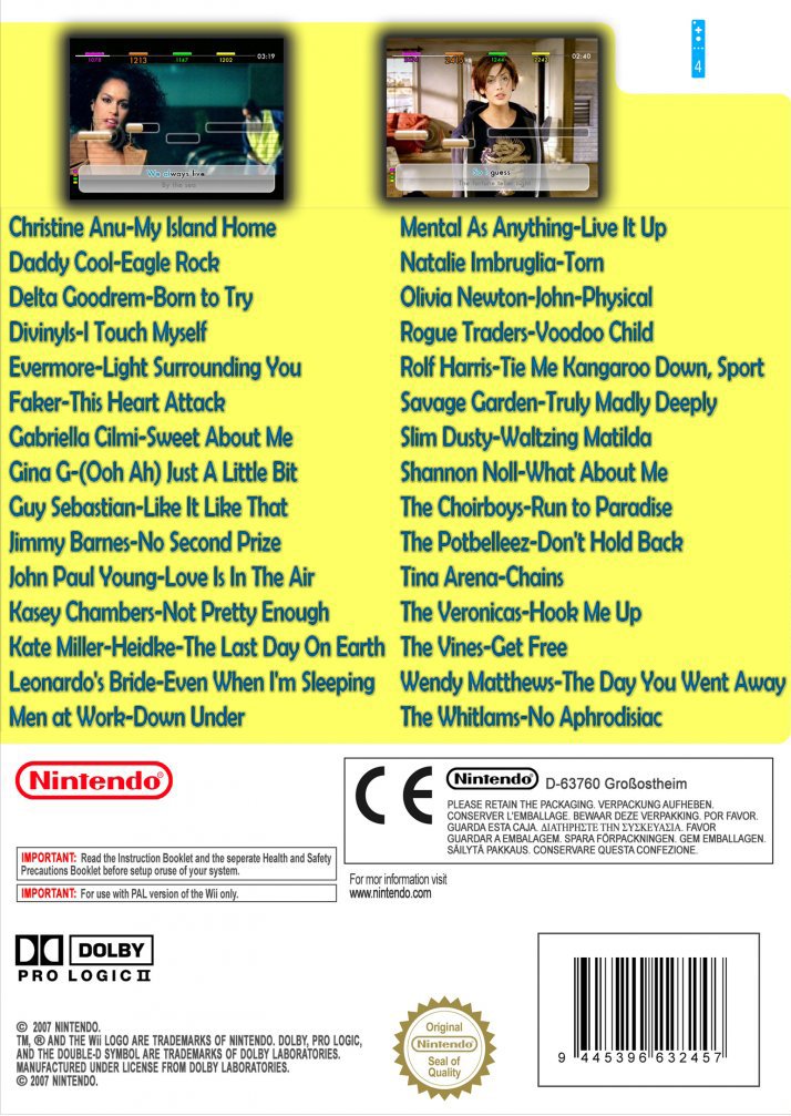 video game We Sing Down Under Image