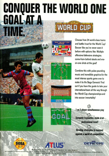 All Tecmo World Cup Games