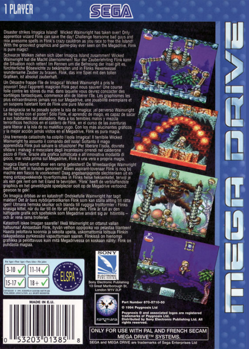video game The Misadventures of Flink Image
