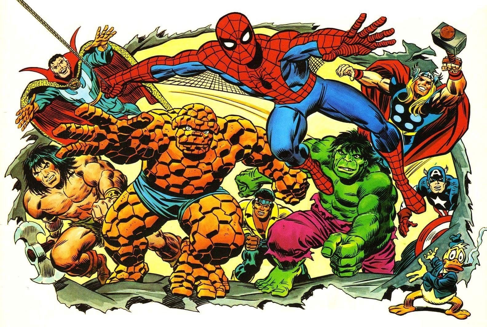  Marvel Comics Memory Album Calendar 1977 (Marvel, 1976)