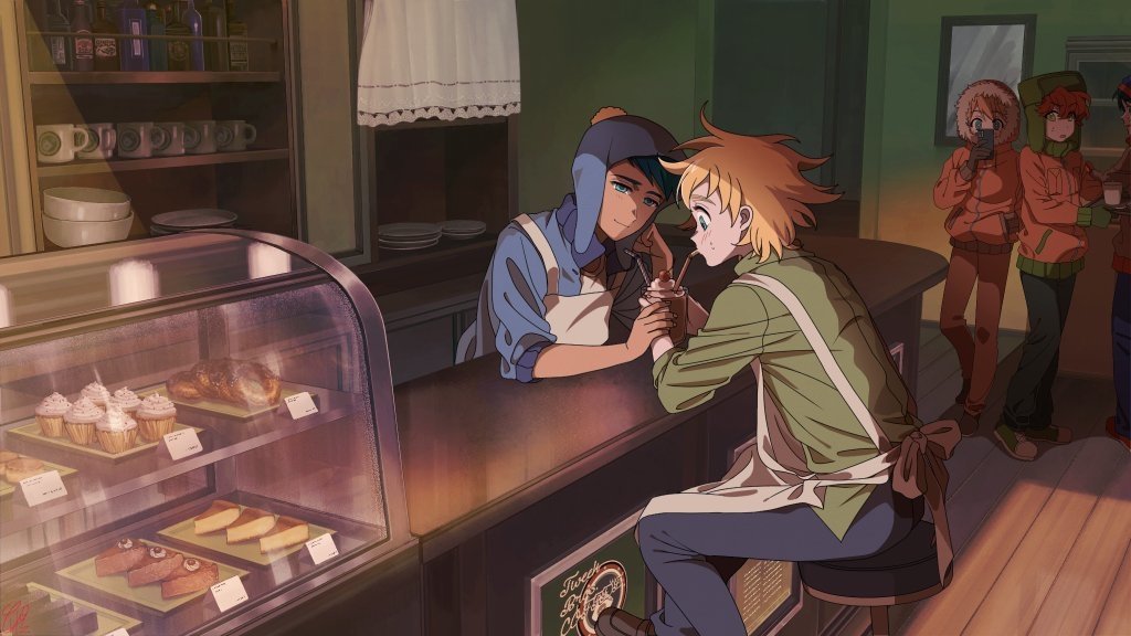 Stan Marsh Kenny McCormick Kyle Broflovski Tweek Tweak Craig Tucker TV Show South Park Image