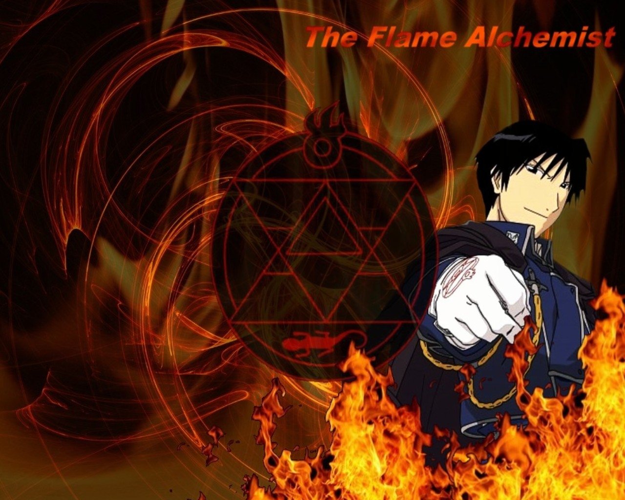 Roy Mustang Anime Fullmetal Alchemist Image
