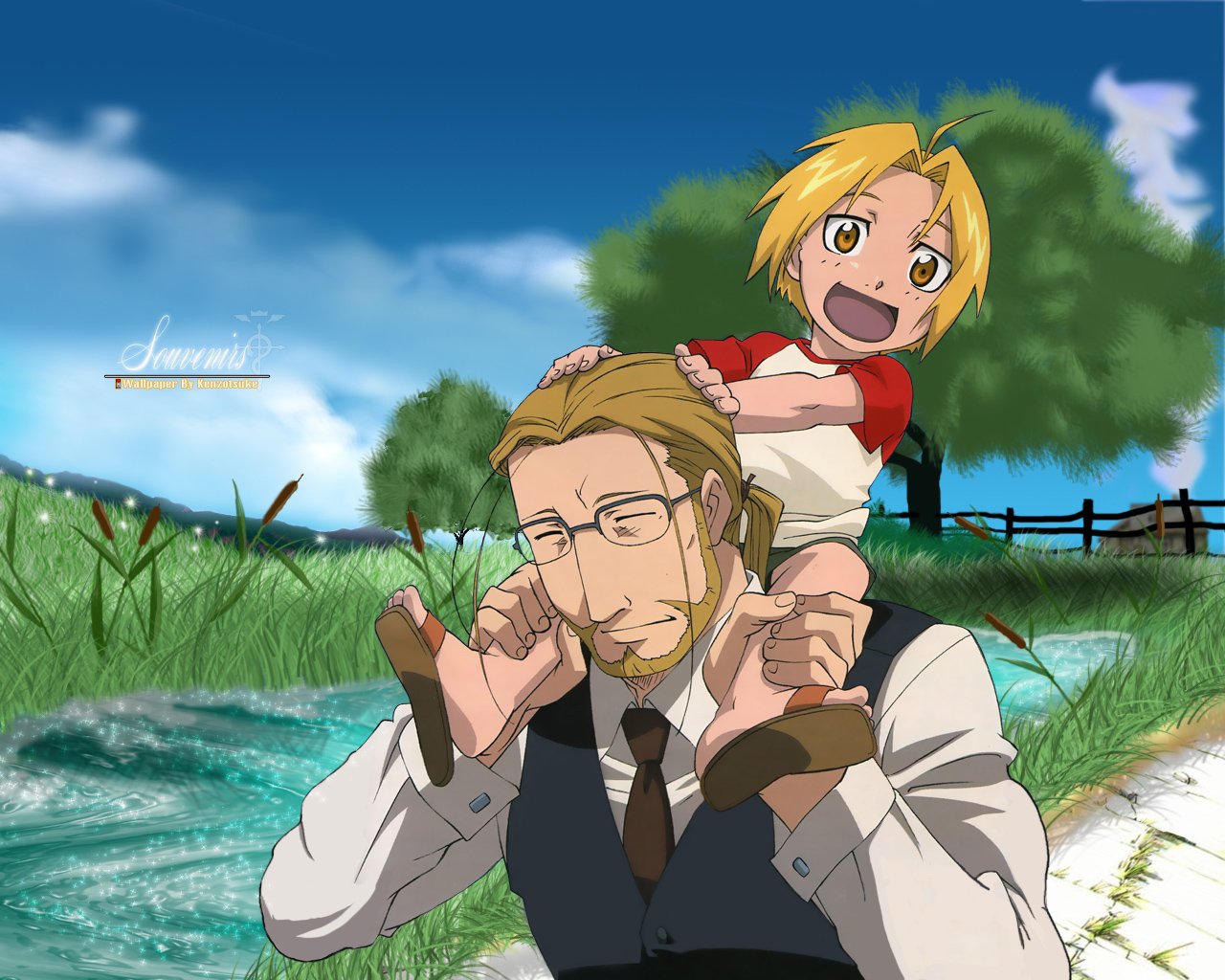 Van Hohenheim Edward Elric Anime Fullmetal Alchemist Image