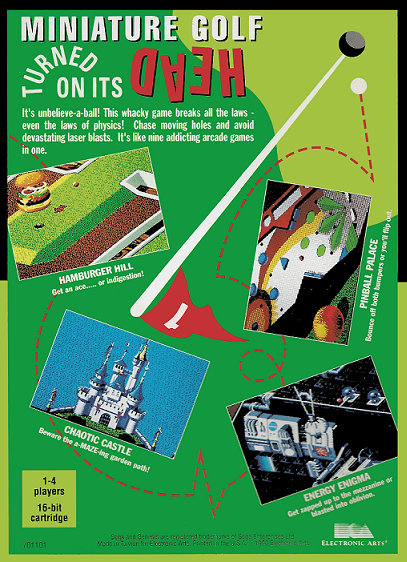 video game Zany Golf Image
