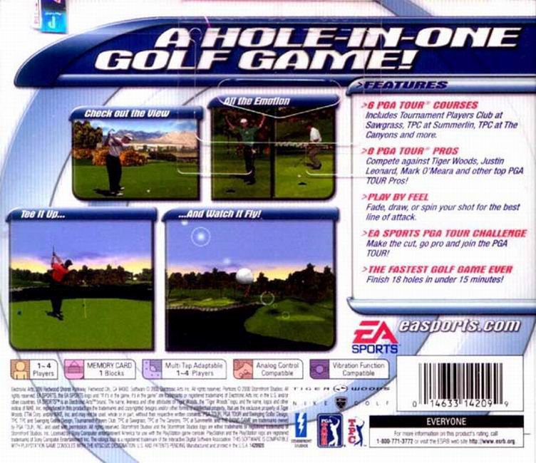video game Tiger Woods PGA Tour Golf Image