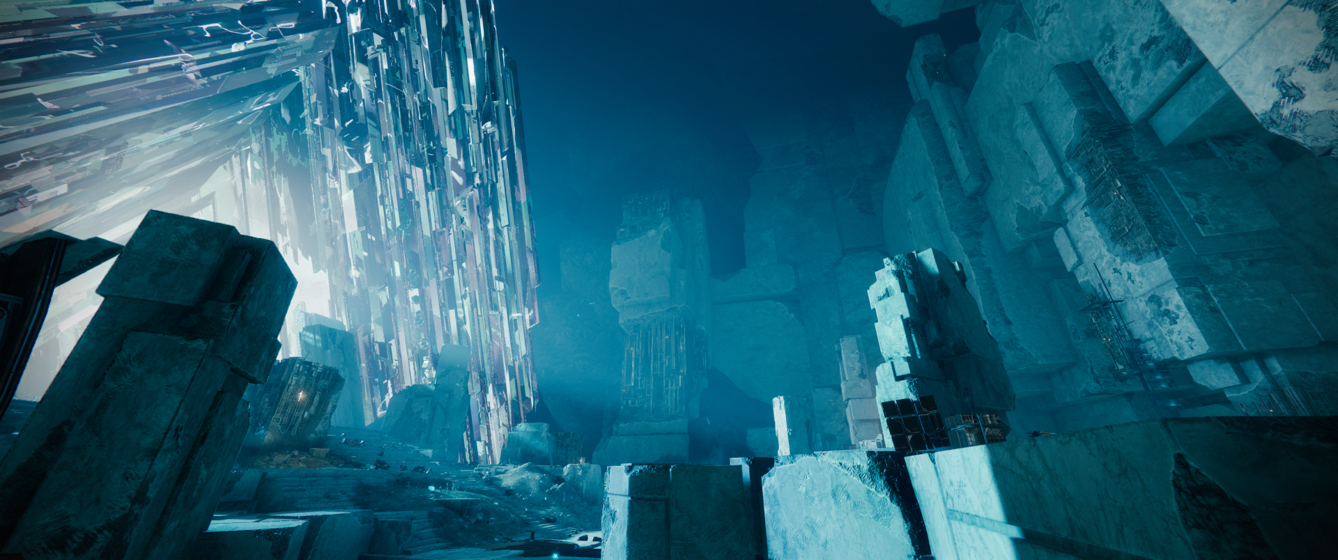  Screenshot taken in the Gatekeeper/Atheon Encounter in the Vault of Glass raid.