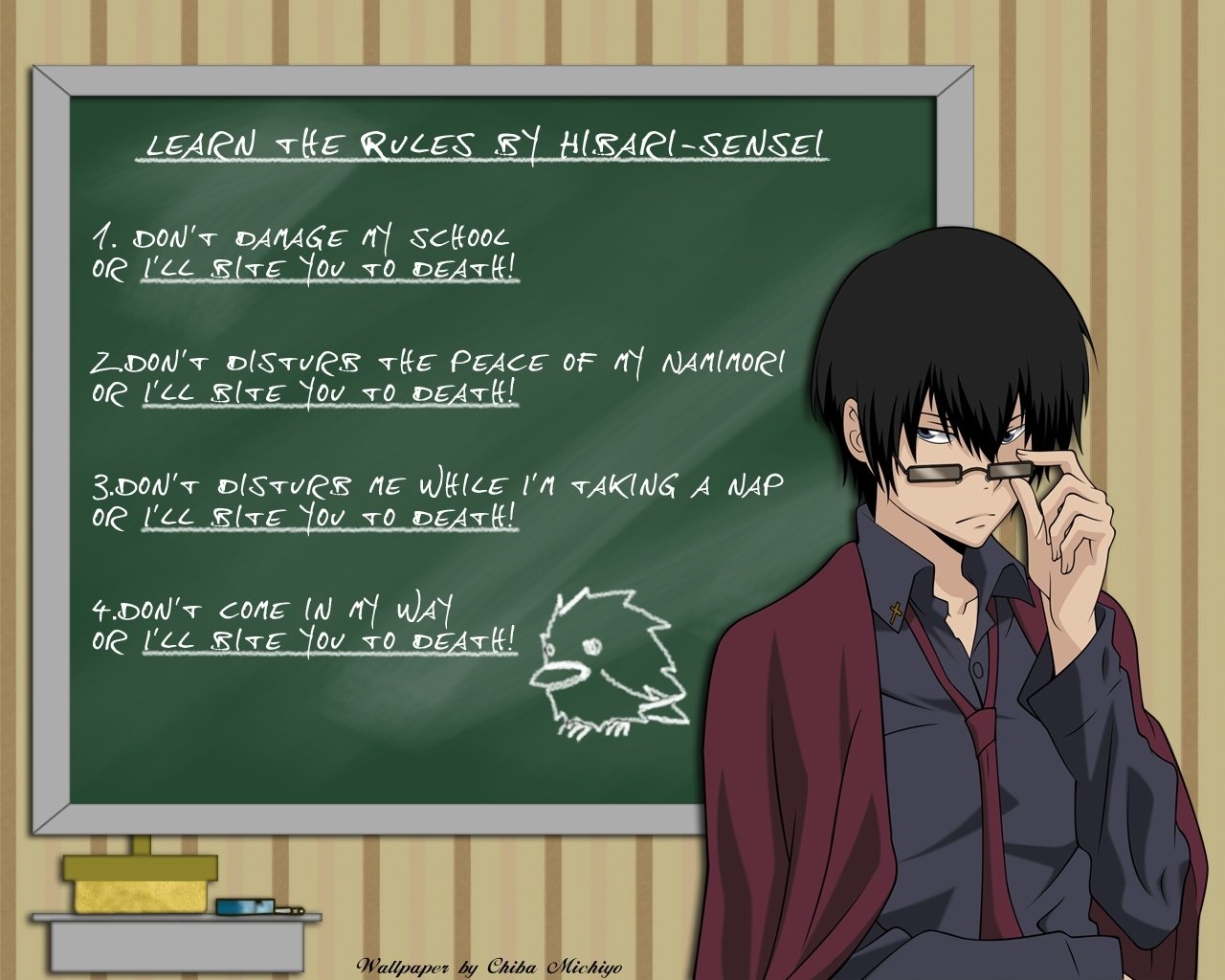Kyoya Hibari Anime Katekyō Hitman Reborn! Image