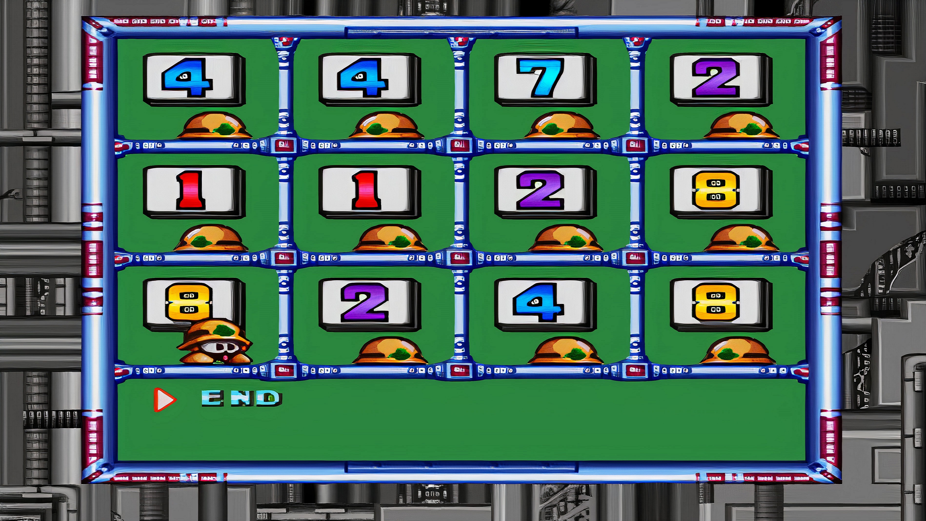 Mega Man X Password Screen