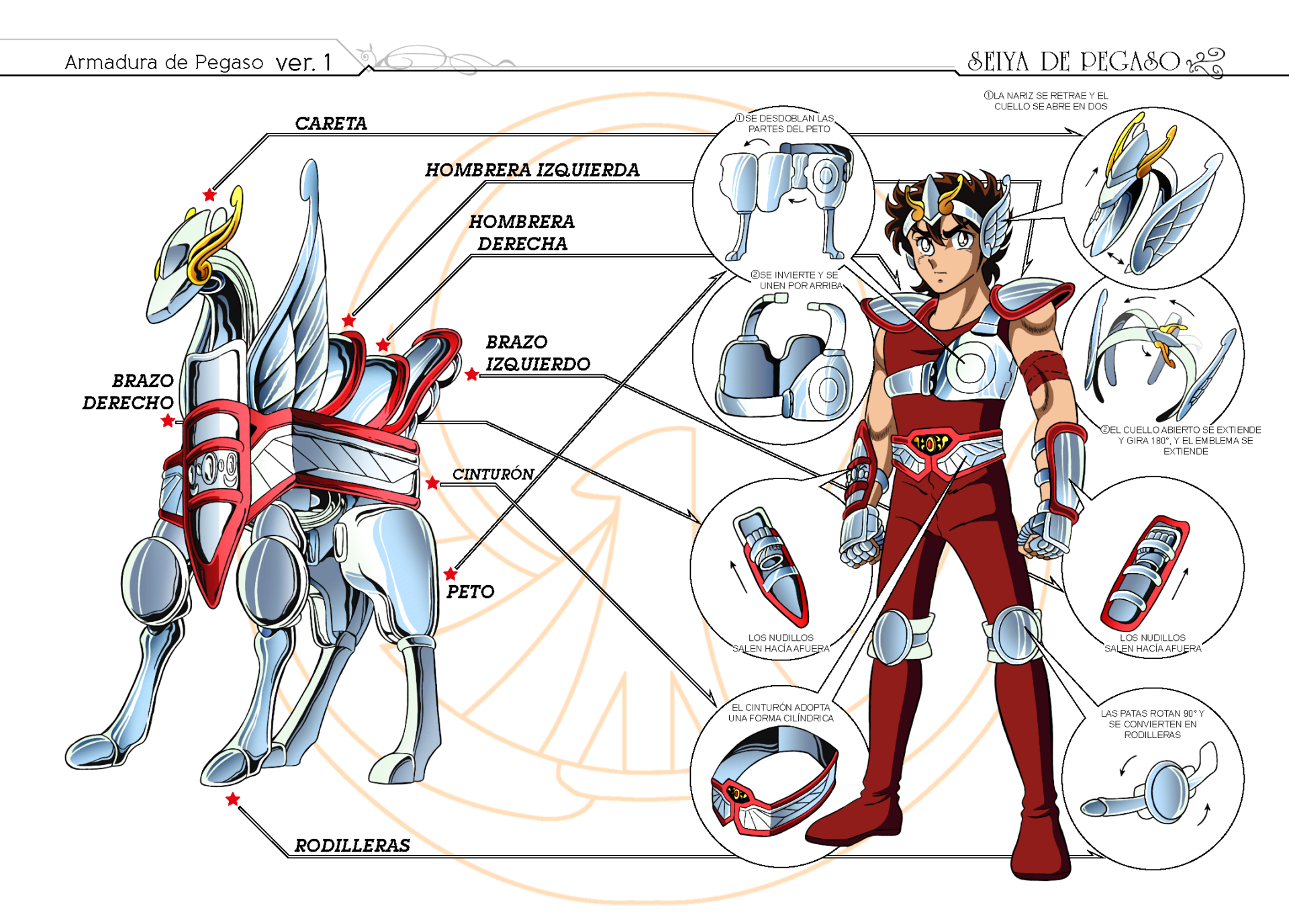 armor Pegasus Seiya manga Saint Seiya Image