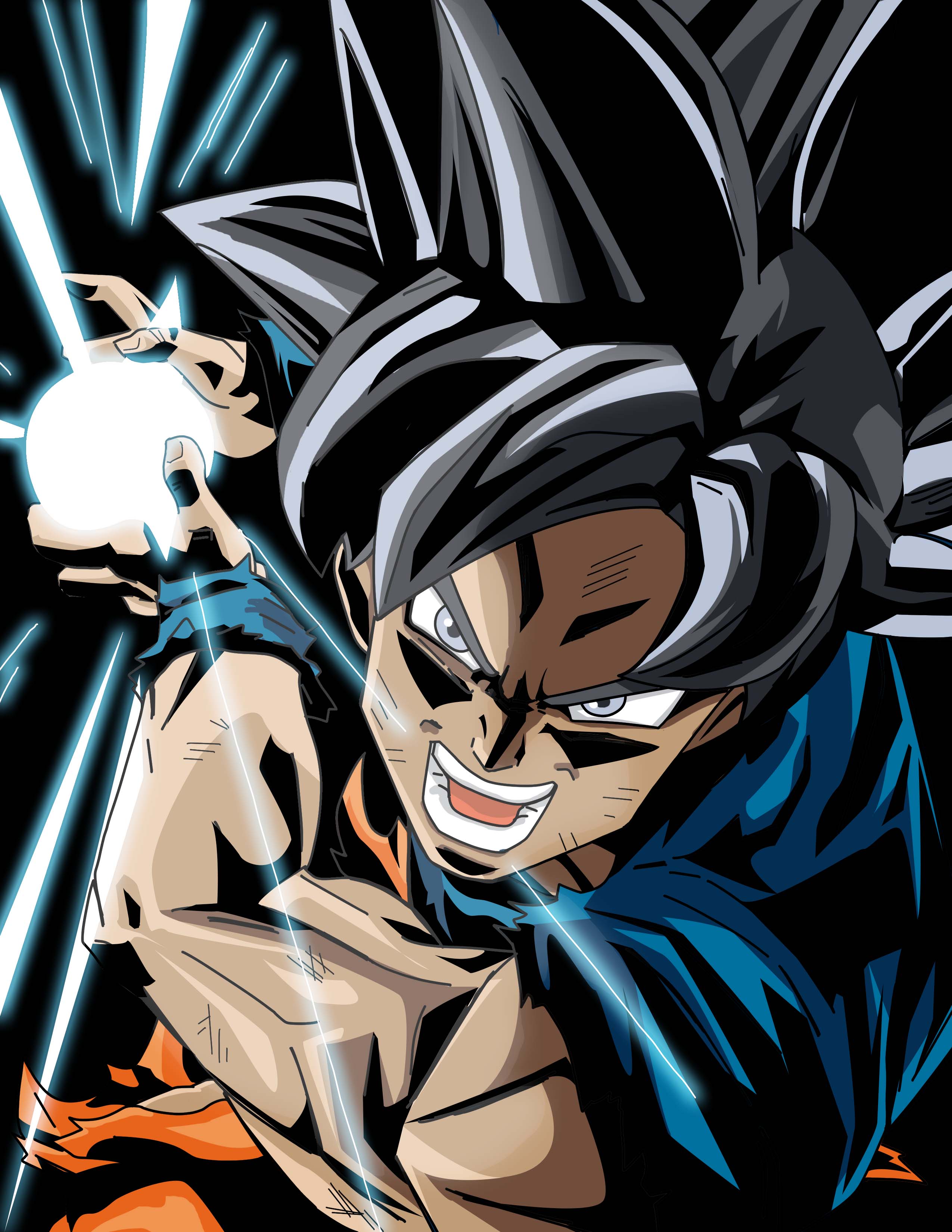 Goku Ultrainstinc Omen by EEDRO - Image Abyss