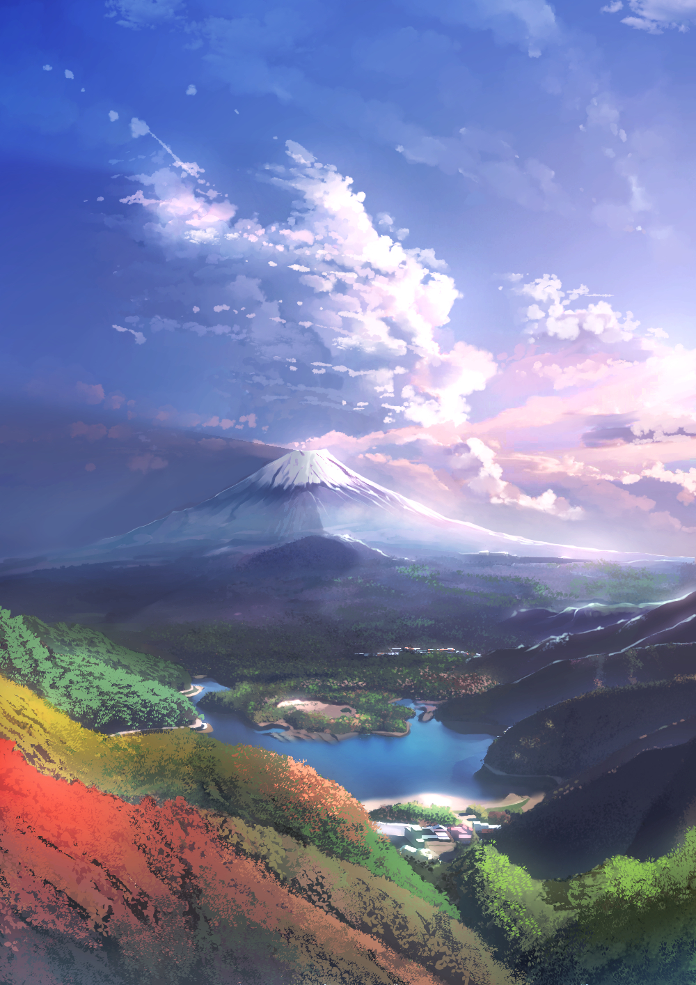 Anime Landscape Picture by smile