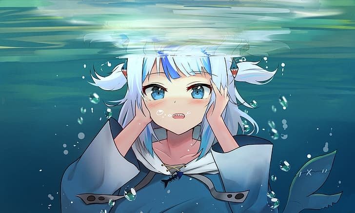 Gawr Gura Anime Virtual Youtuber Image
