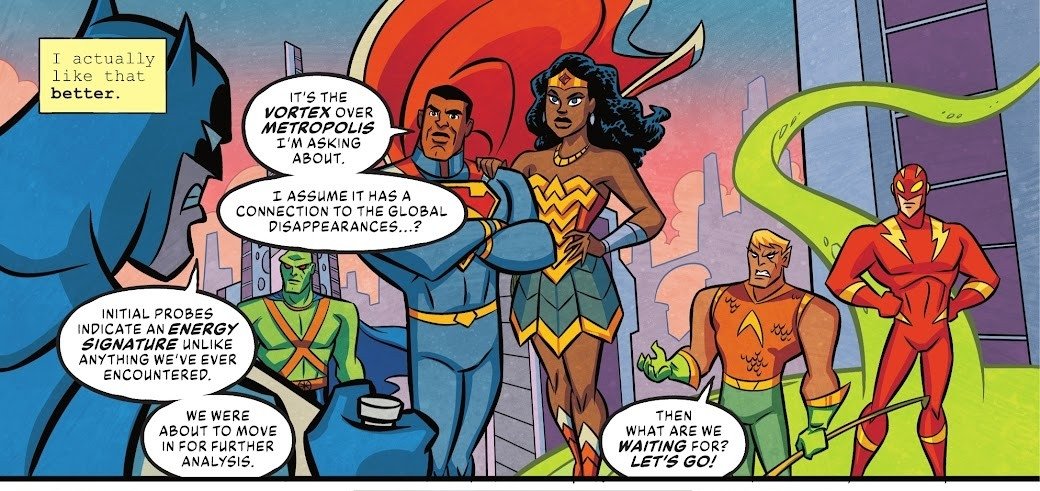 Batman Martian Manhunter Wonder Woman Superman Comic Justice League Infinity Image