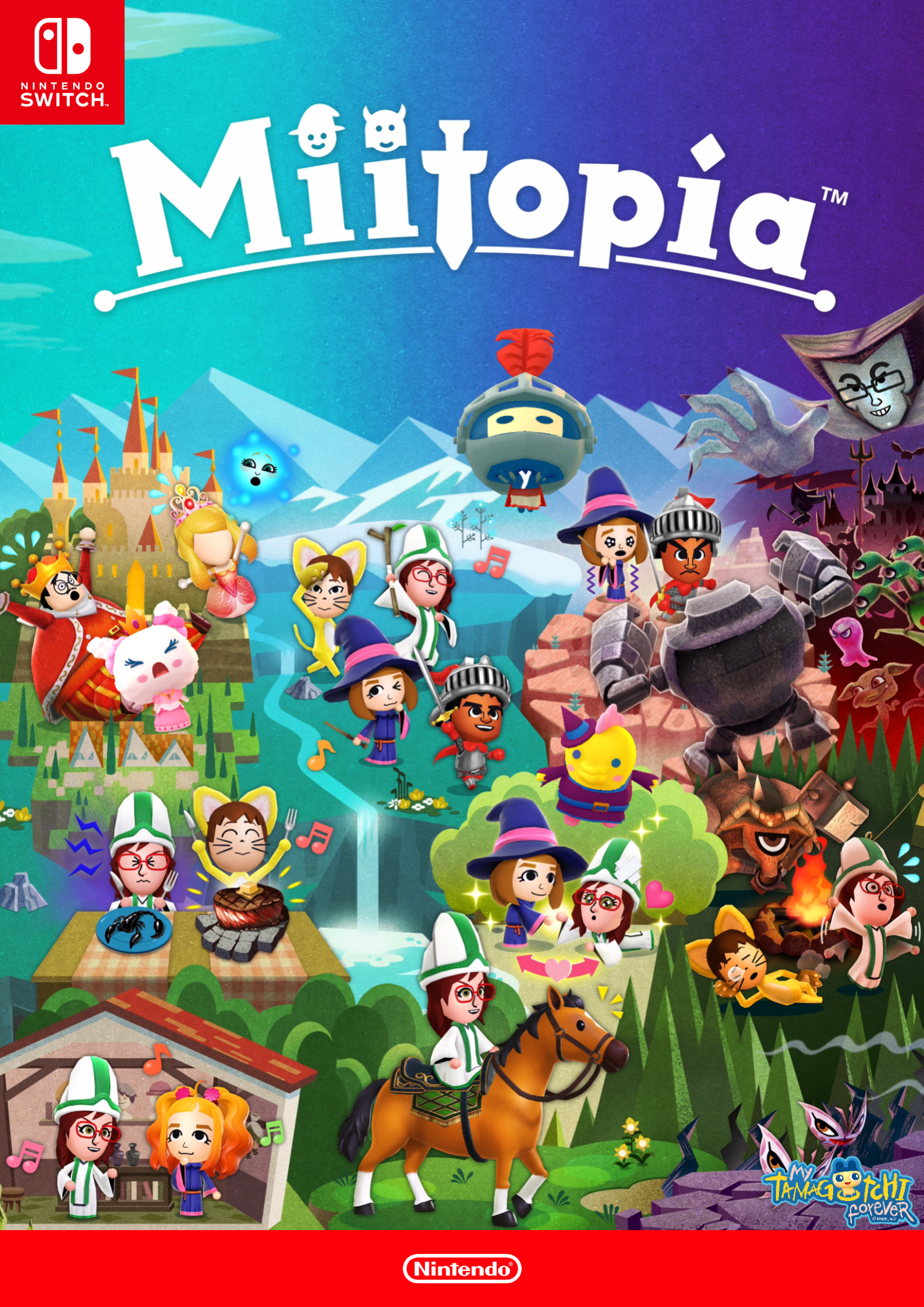 Nintendo Nintendo Switch Miitopia video game My Tamagotchi Forever Image