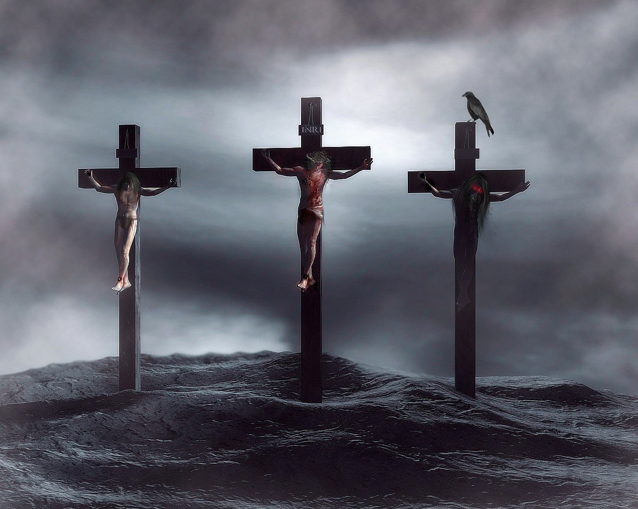  three crosses