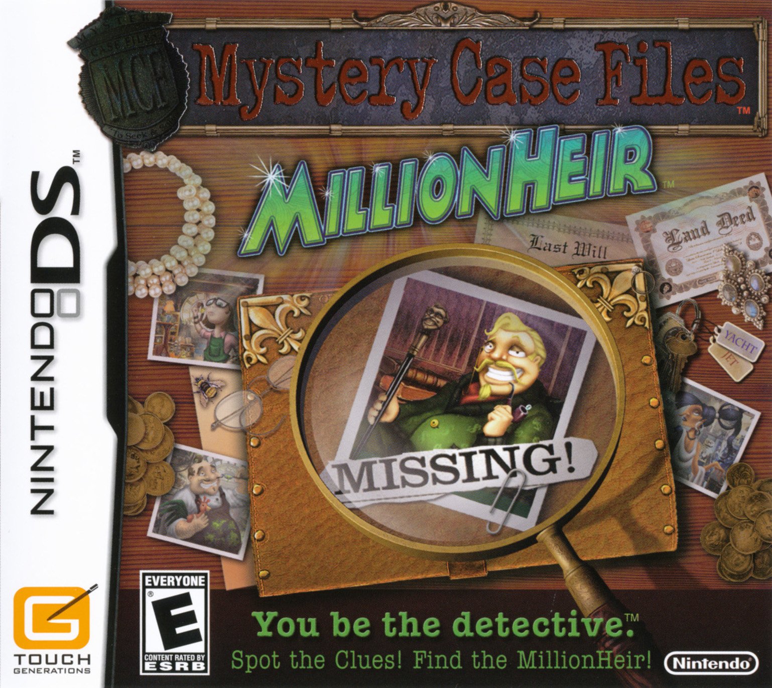 video game Mystery Case Files: MillionHeir Image
