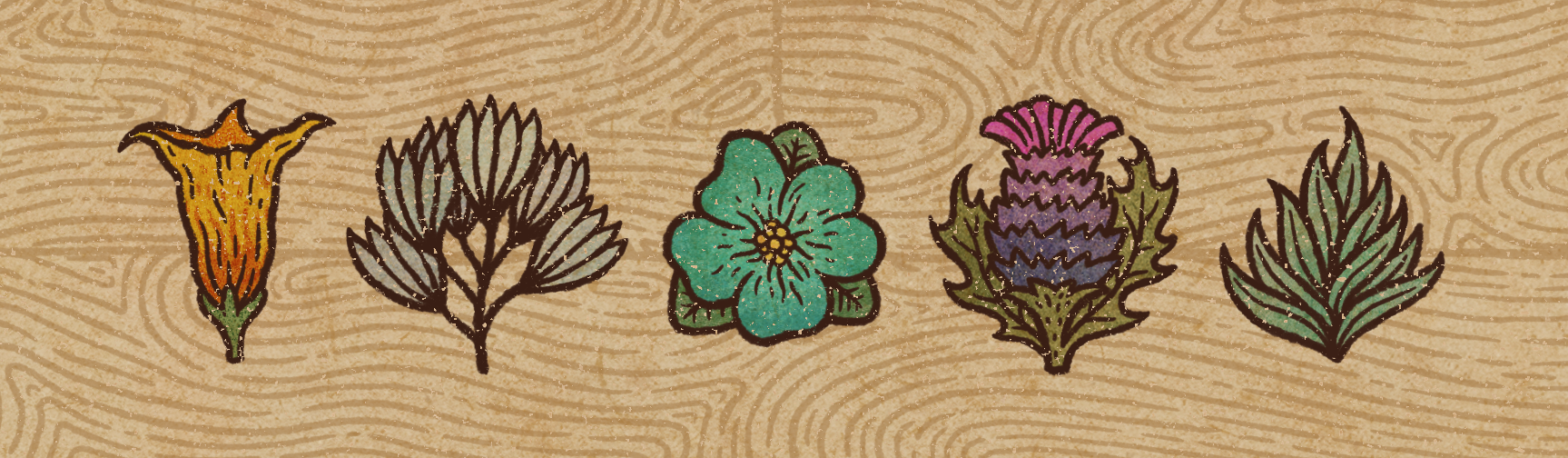 video game Potion Craft: Alchemist Simulator flower botanical art illustration Image