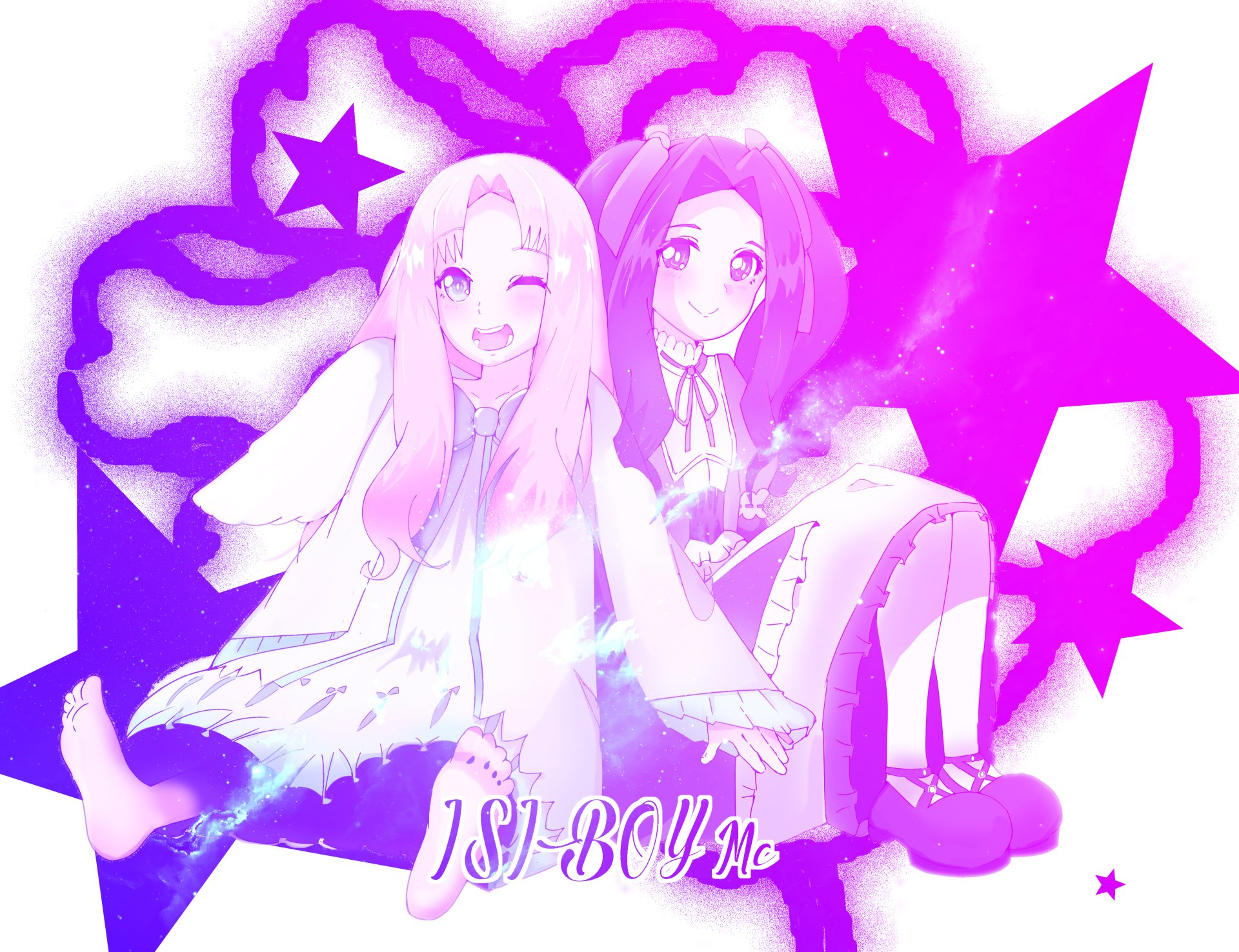  Galaxy blue and violet