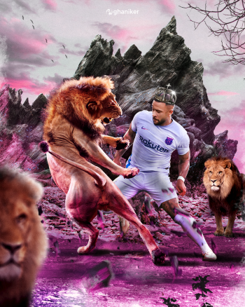 Memphis Depay channels his inner Tiger King as Lyon star poses with liger  and shows off big cat tattoo  The US Sun  The US Sun