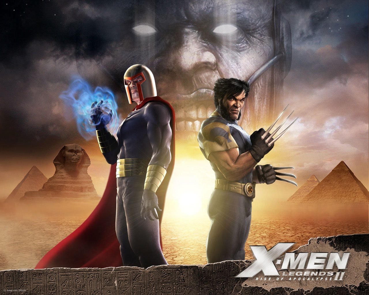 X-Men Apocalypse (Marvel Comics) Wolverine Magneto (Marvel Comics) video game X-Men Legends II: Rise of Apocalypse Image