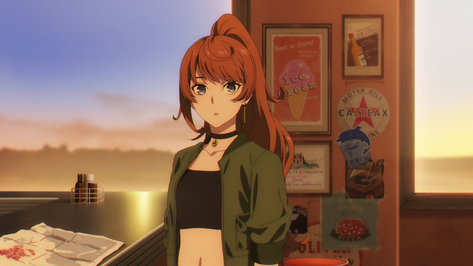 red hair Anna Schneider Anime Takt Op. Destiny Image