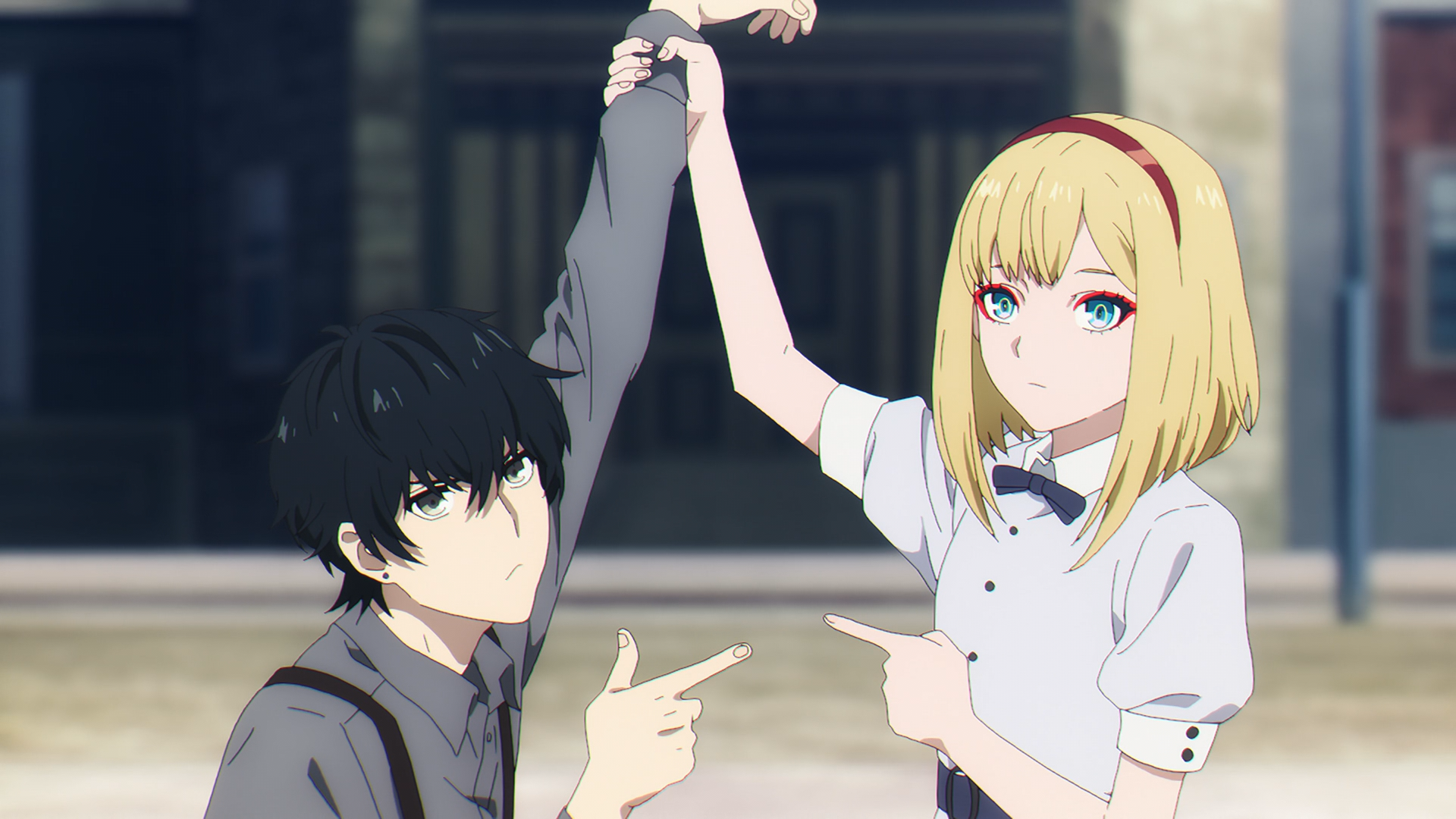 Cosette Schneider blonde black hair Takt Asahina Anime Takt Op. Destiny Image