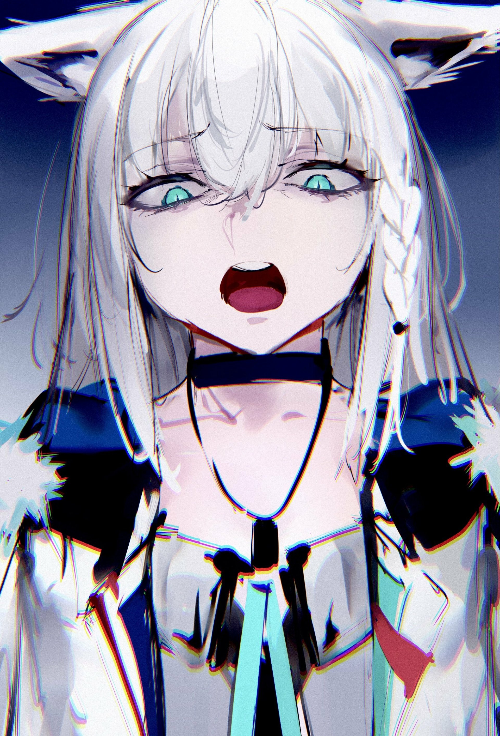 hololive Shirakami Fubuki Anime Virtual Youtuber Image