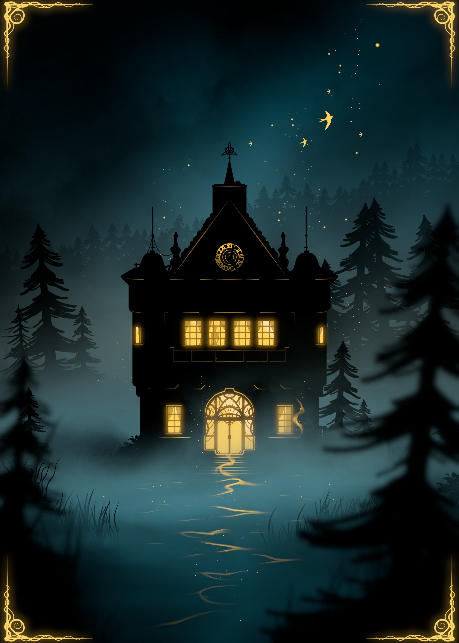 fog fantasy house Image