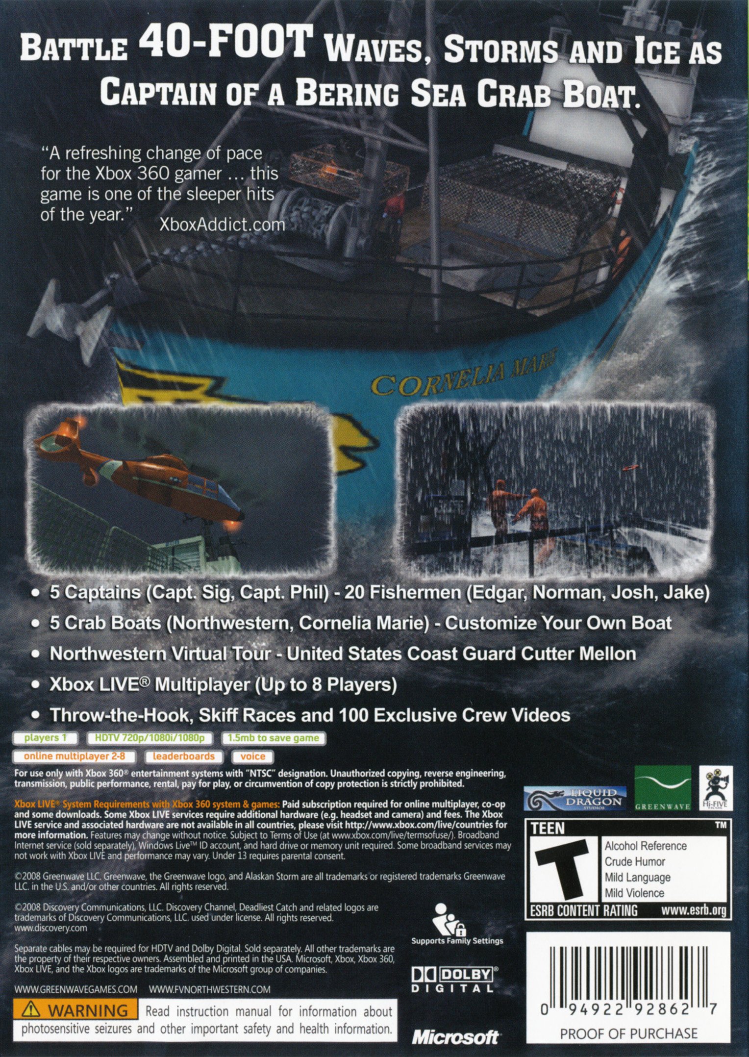 video game Deadliest Catch: Alaskan Storm Image